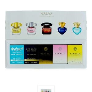 Versace Miniatures Collection by Versace for Women - 5 Pc Mini Gift Set